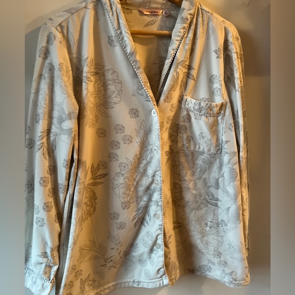 La Vie En Rose Fleecy/ Flannel Pajama Set XL - Picture 9 of 16